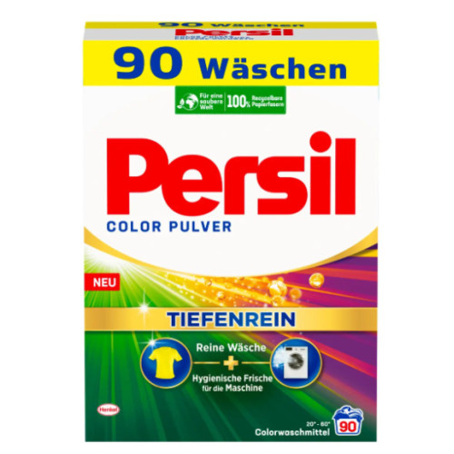 Порошок для стирки цветных вещей Persil, 90 стирок, 5,4 кг